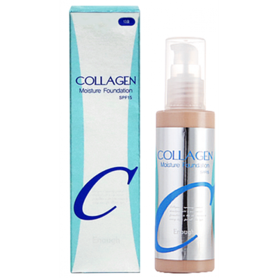 Тональный крем для лица Коллаген ENOUGH Collagen Moisture Foundation SPF15 N13, 100 мл.
