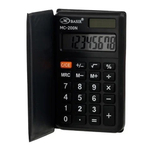 Калькулятор карманный Basir 8 Bit, чёрный, 8-разрядный, размер 10*6 см