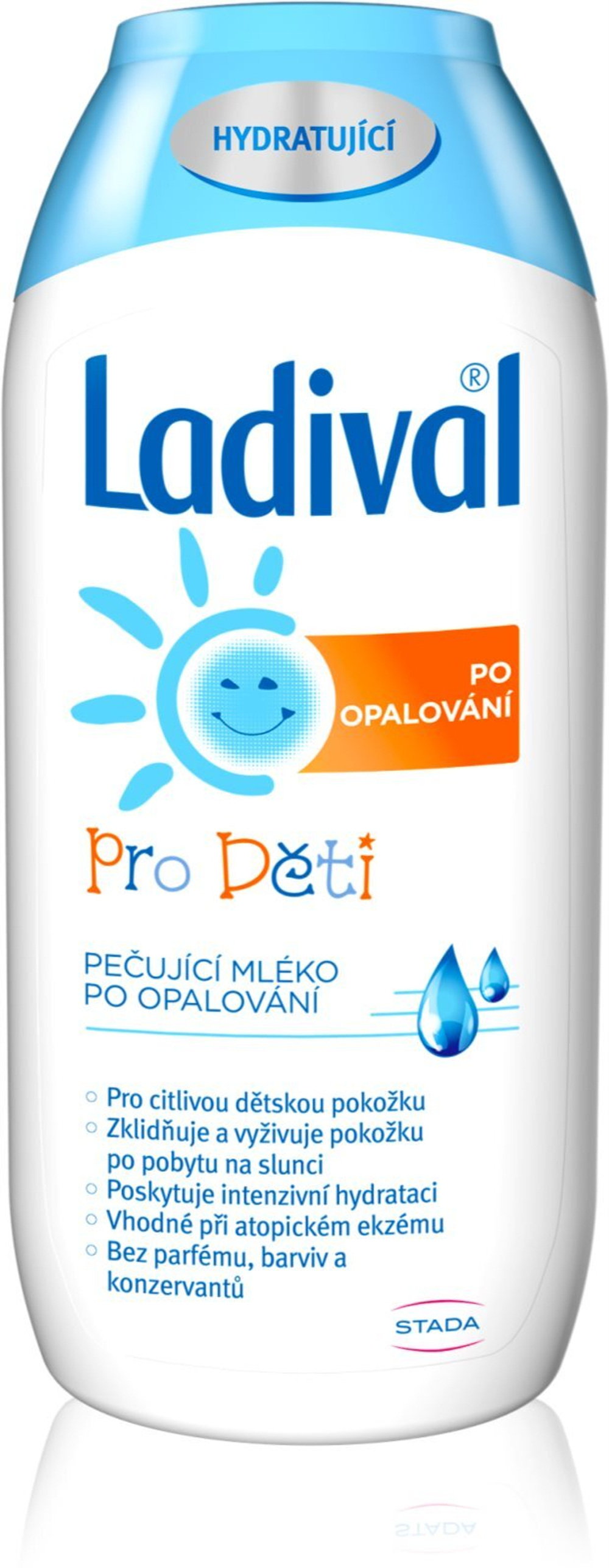 Ladival Kids - регенерирующее молочко после загара для детской кожи /   200  ml  / GTIN 4011548025673