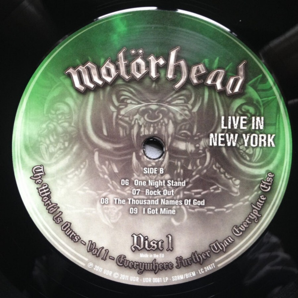 Motorhead / The World Is Ours - Vol 1 (Everywhere Further Than Everyplace Else)(Live In New York)(2LP)