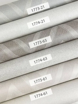 Обои Метро, геометрия бежево-сиреневая (арт. 1773-63)