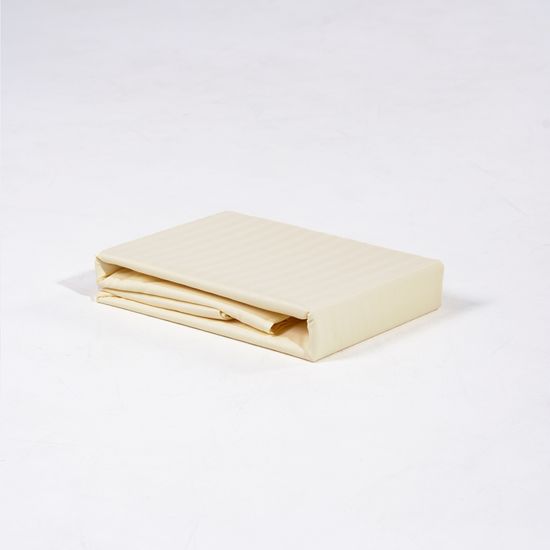 Простыня на резинке Ivory, 90x200х30, страйп полисатин HOMY