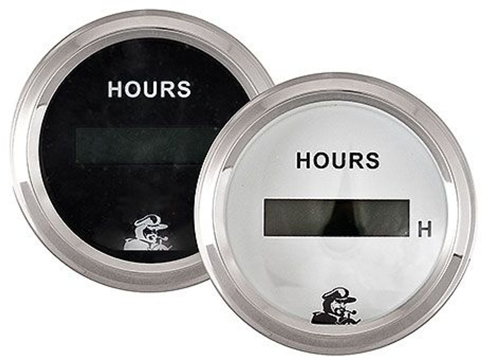 Счетчик моточасов, белый циферблат (10252257)