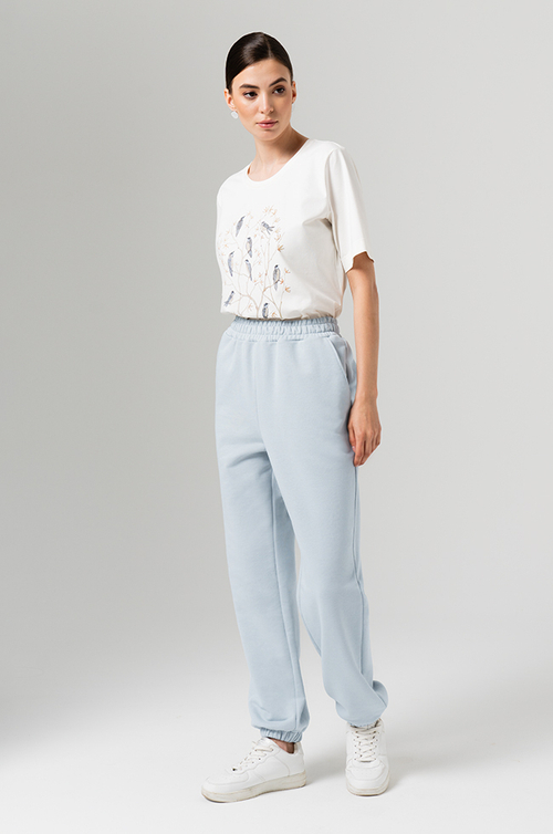 31108 Брюки женские (голубой)