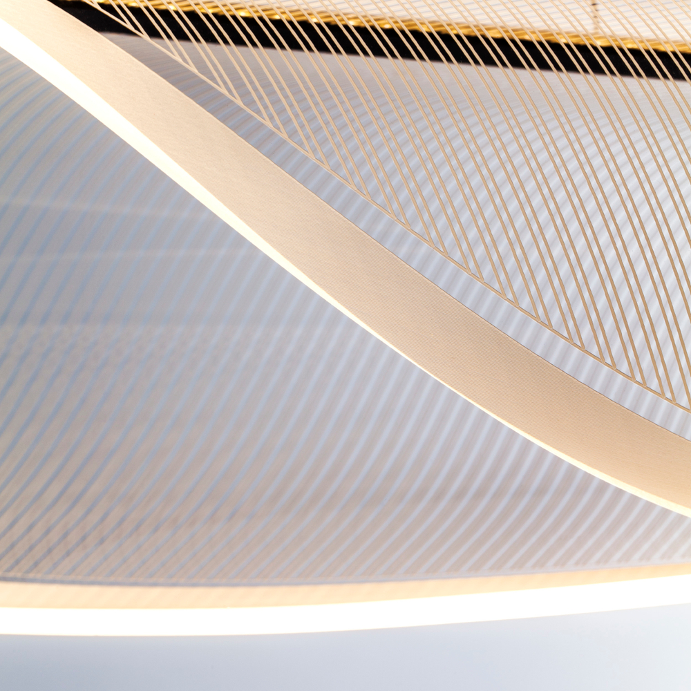 731413 Люстра VARESE 32W LED 1546LM 360G КОФЕЙНЫЙ 3000K