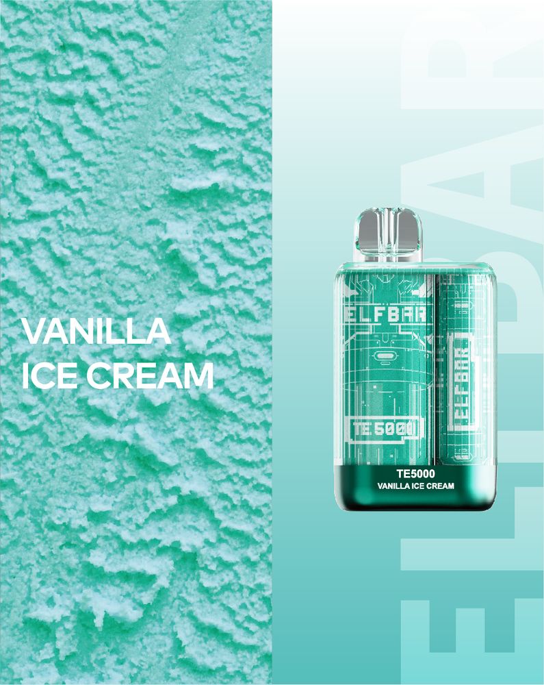 Elf Bar ТЕ5000 - Vanilla Ice Cream (5% nic)