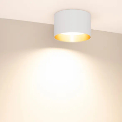 Светильник SP-BISCOTTO-R140-15W Warm3300-MIX (WH-GD, 80 deg, 230V) (Arlight, IP54 Металл, 5 лет) 054915