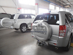 Фаркоп оцинкованный Galia S097C для Suzuki Grand Vitara 5 дверная 2005-2016(паспорт и сертификат в комплекте)(без электрики)