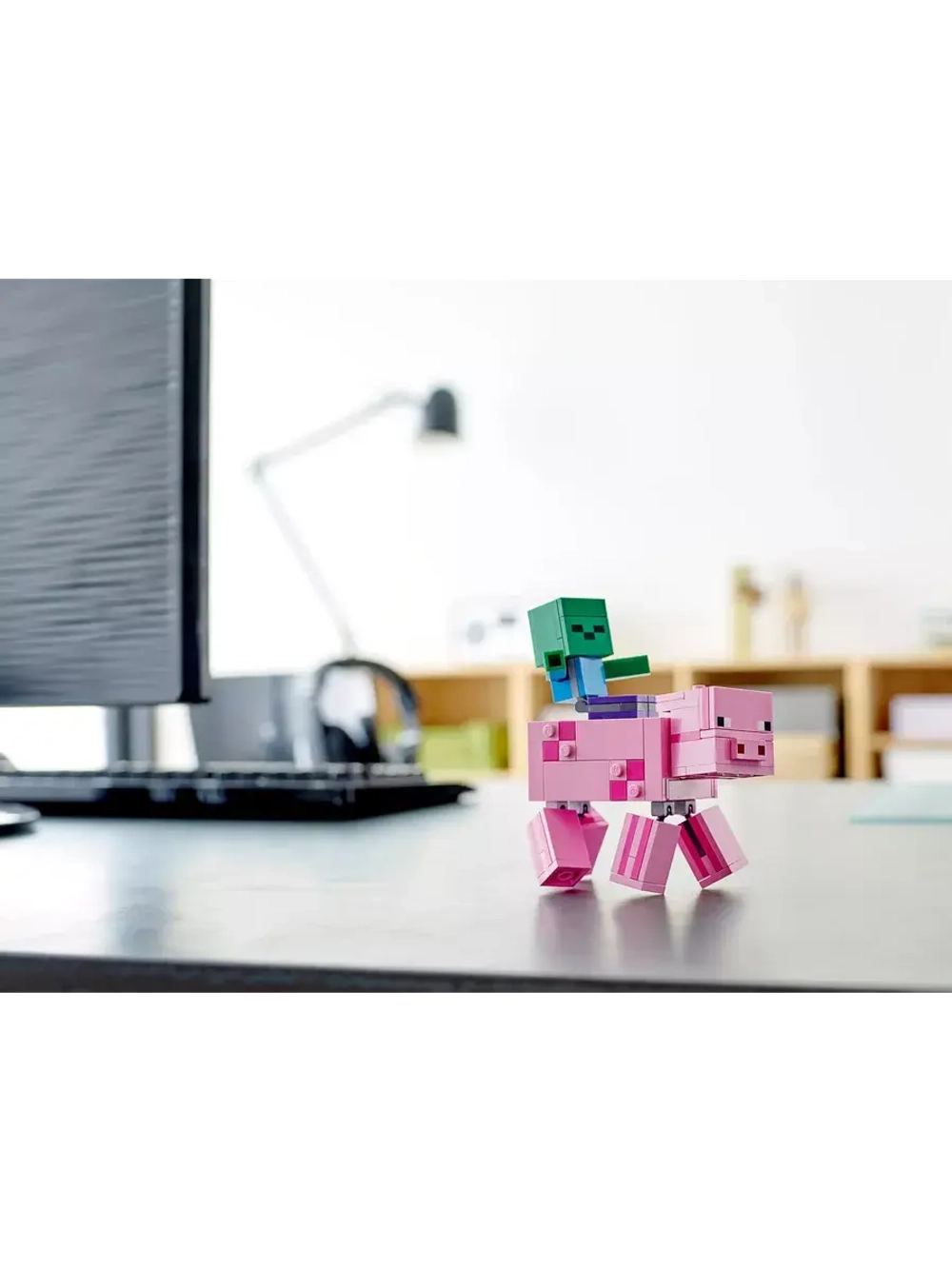 Конструктор Майнкрафт Свинья и Зомби- ребёнок 159 деталей