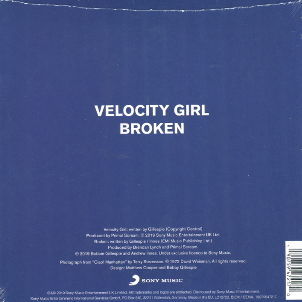Primal Scream / Velocity Girl (7" Vinyl Single)