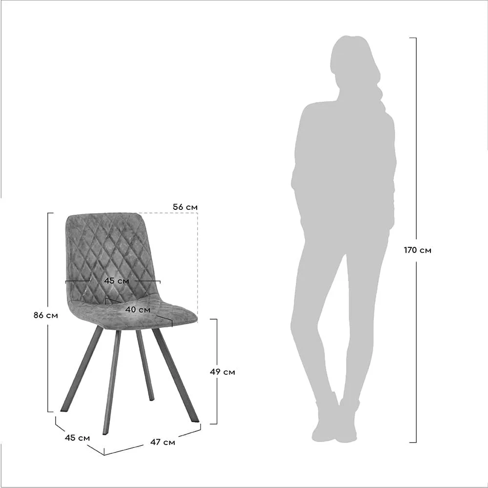 Стул Bradex Home Mate синий, антик