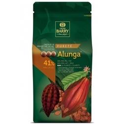 Молочный кувертюр Cacao Barry ALUNGA 41%, 100 гр
