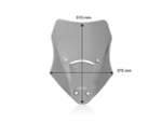 DU036FS WRS TOURING DARK SMOKE WINDSCREEN (MTS V2)