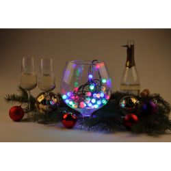 ENIN - 15BM ЭРА Гирлянда LED Нить Шарики d15мм, 5 м мультиколор, 220V | Гирлянды