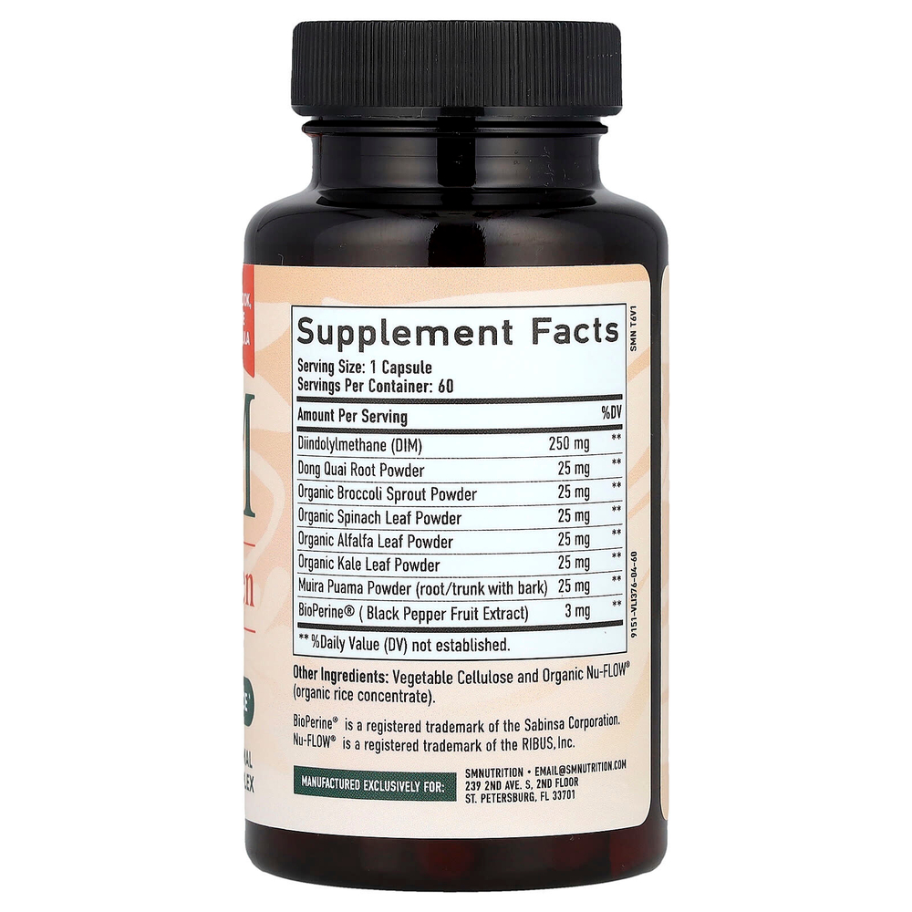 SMNutrition, ДИМ для женщин, 60 капсул