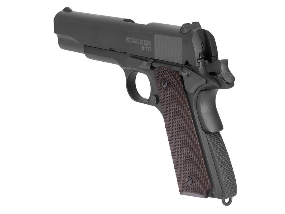 Пистолет пневматический Stalker STC (Colt 1911A1) к.4,5мм, блоубэк