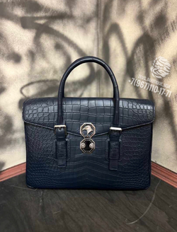 Портфель Stefano Ricci из кожи крокодила