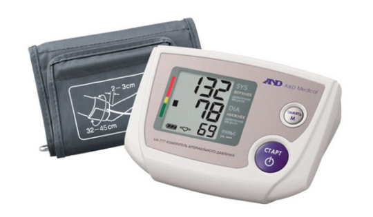 Тонометр автомат AND UA-777L, адаптер (манжета 32-45см)