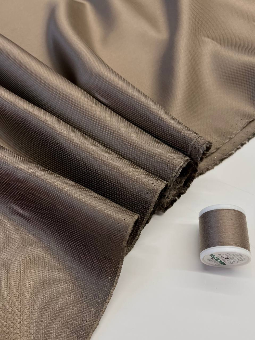 Шелк плательно-блузочный Hermès темно-бежевый