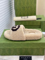 Gucci Wool Slide Sandal