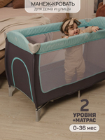 Манеж-кровать Amarobaby STITCH