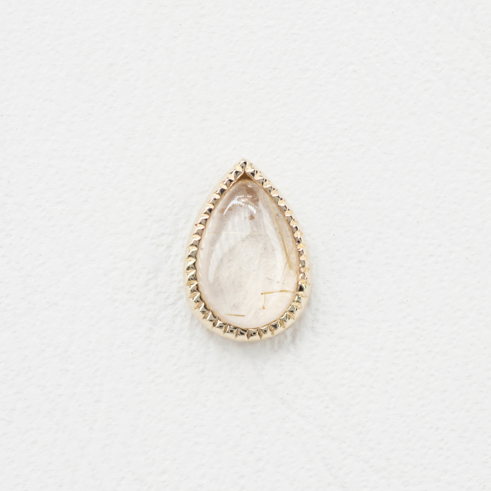 Grisant teardrop tops with natural stone