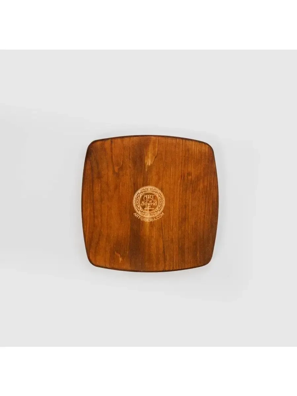 Деревянная менажница квадратная 5 отсеков из кедра