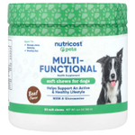 Nutricost, Pets, многофункциональное средство, для собак, говядина, 60 жевательных таблеток, 180 г (6,4 унции)