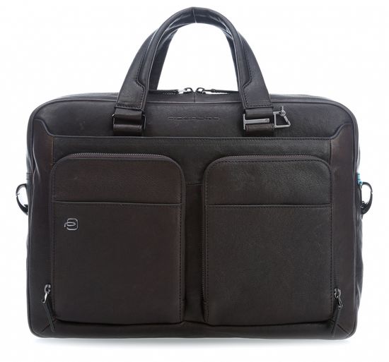 Портфель для ноутбука кожаный Piquadro, Black Square CA2849B3/TM