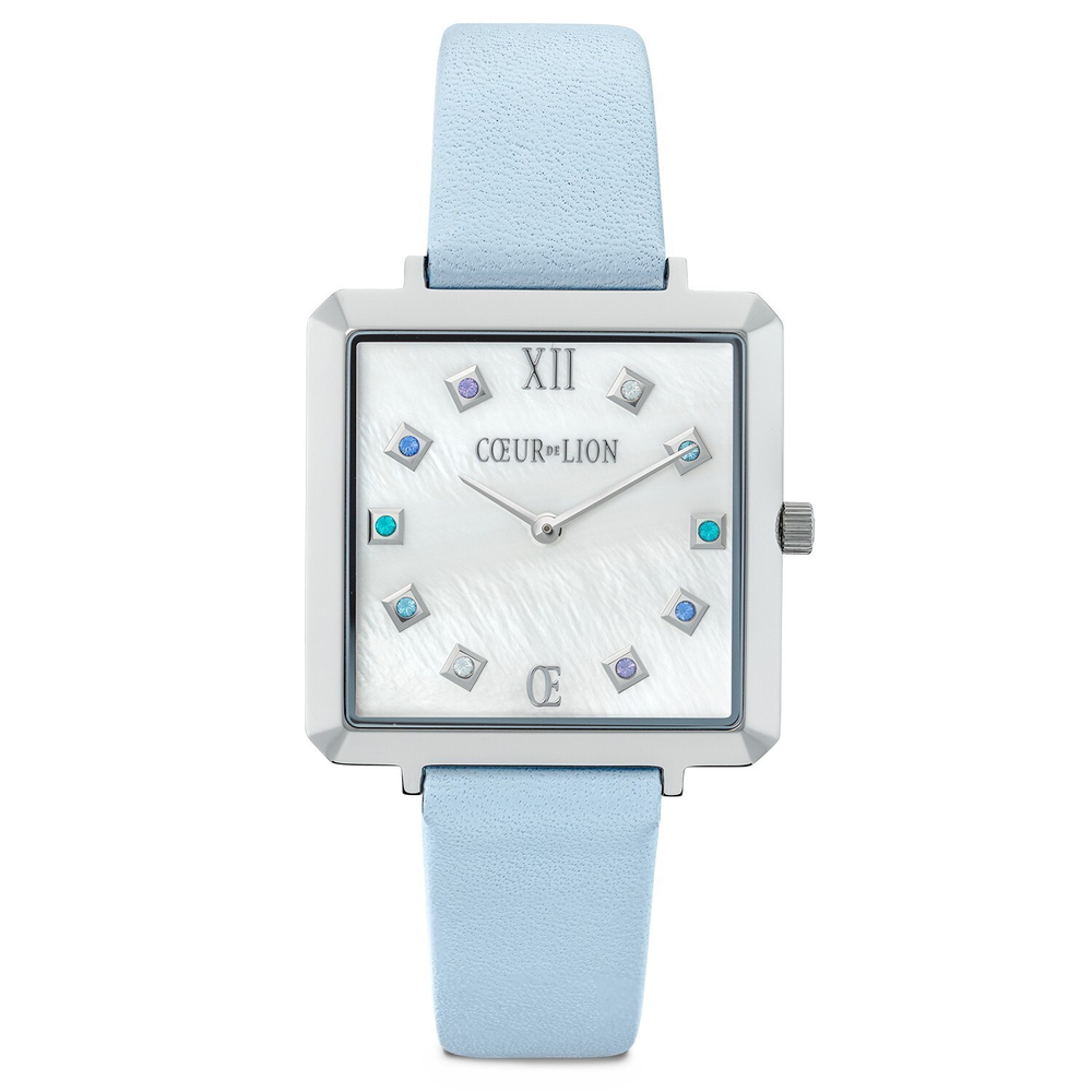 Часы Coeur de Lion Light Blue-Mother of pearl 7630/71-0753 цвет голубой, серебряный