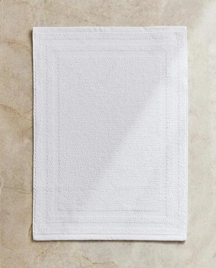 ZARA HOME КОВРИК ДЛЯ ВАННОЙ ИЗ ХЛОПКА С АНТИСКОЛЬЗЯЩЕЙ ПОВЕРХНОСТЬЮ, БЕЛЫЙ