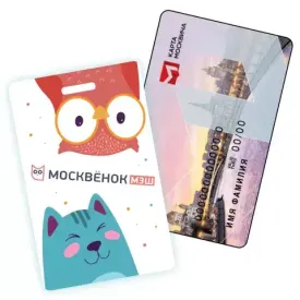 Отличия карты Москвёнок от карты москвича школьника