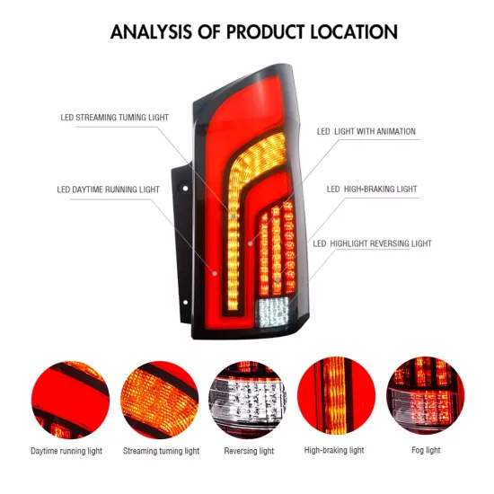 Задние фонари Мерседес Вито W447 2015-2021 V5 Type