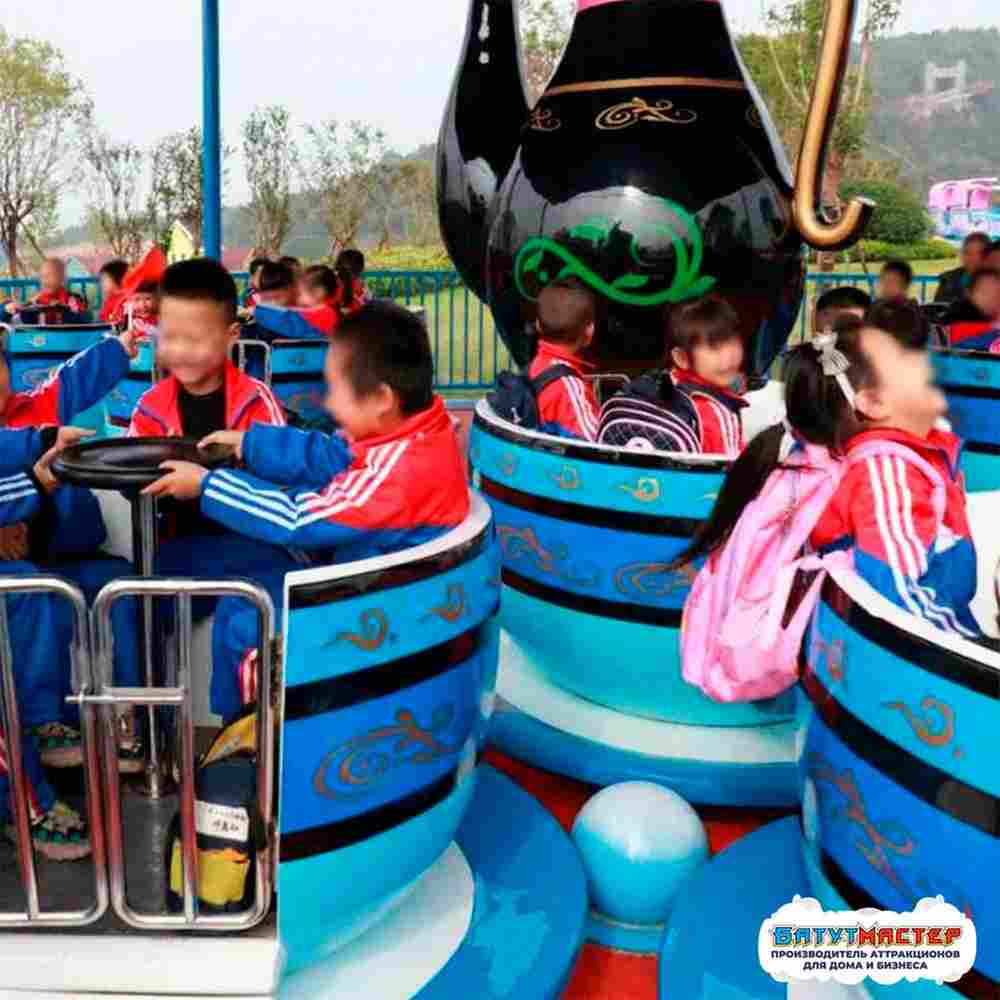 Карусель чашечки «Звездная ночь»  8 чашек, 16 мест, 8×8×3 м