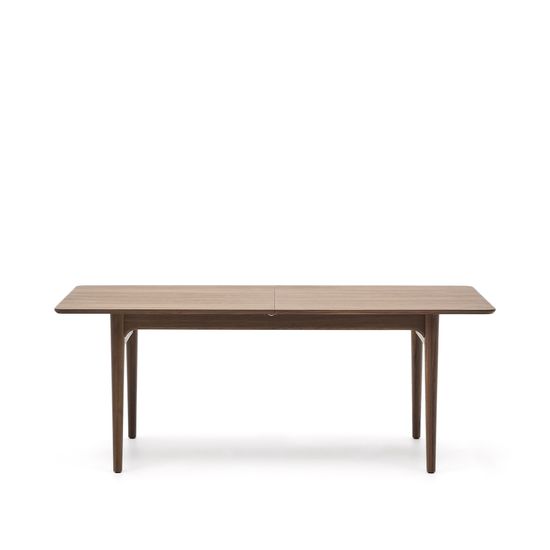 Стол раздвижной Elan из шпона и массива ореха 200 (260) x 100