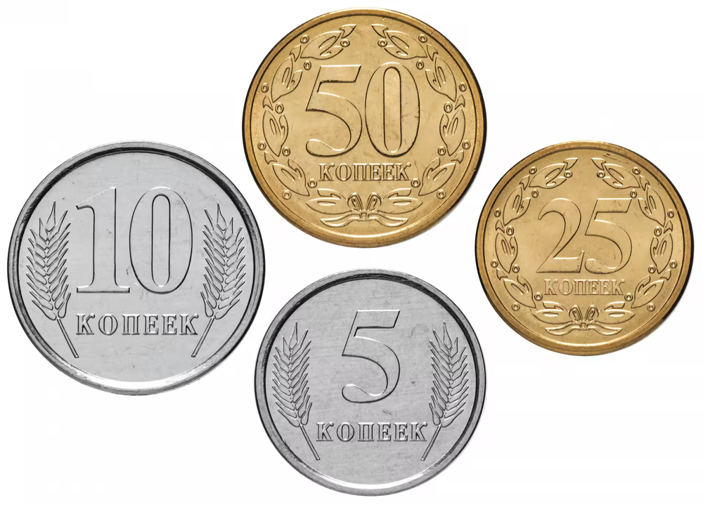 Приднестровье 2005 Набор 4 монеты, магнитные XF
