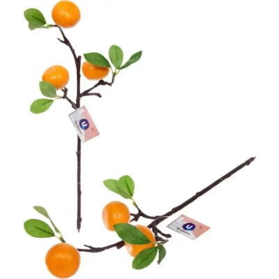 Муляж «Ветка мандарин» 40см