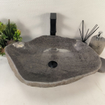 Каменная раковина из речного камня RS-05183 (60*43*15) 0858 из натурального камня