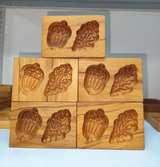 Пряничная форма Желудь&листочек( цвет уникальный)