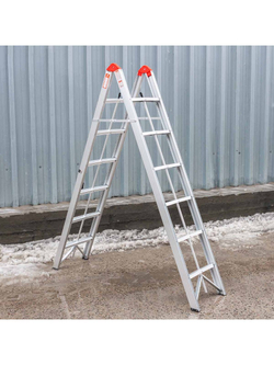 Лестница складная алюминиевая, 6 ступенек Forsage F-TL603-6