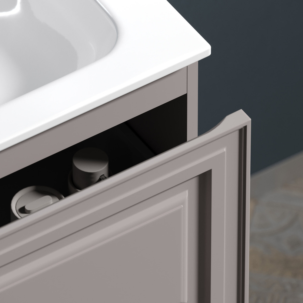 Тумба подвесная под раковину Sancos Very правая, Doha Soft 995х445х406