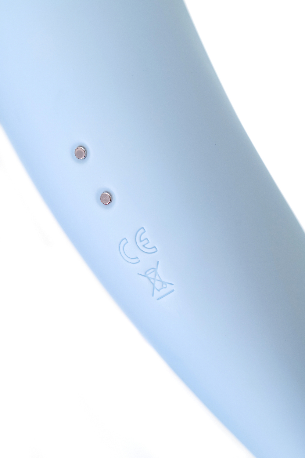 Вакуум-волновой бесконтактный стимулятор клитора Satisfyer Twirling Pro, силикон, голубой