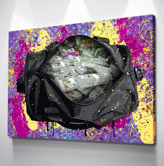 Постер "Денежная сумка"