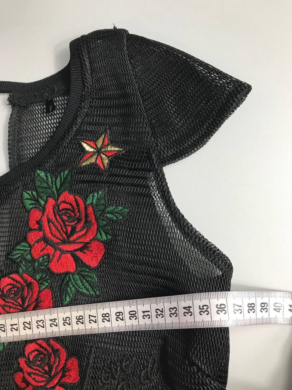 Платье прозрачное с вышивкой, визуально на 42/44 размер