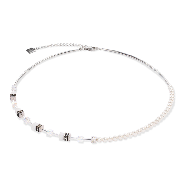 Колье Coeur de Lion White-Silver 4087/10-1417