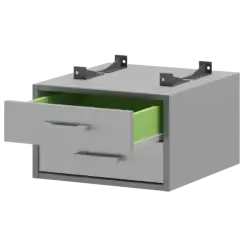 Тумба подвесная для столов на м/каркасе гл.600 мм АМТ2-02.60  432x470x296 Арго-М