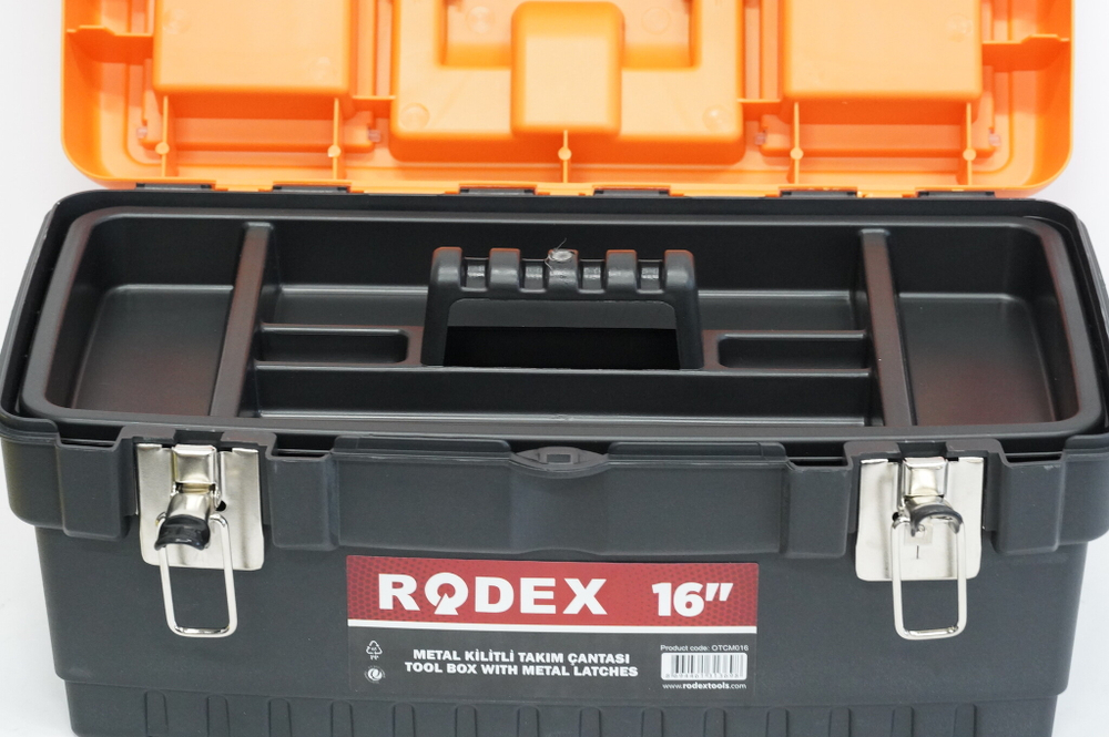 ЯЩИК Д/ИНСТРУМЕНТОВ RODEX №16 ОТCM016 МЕТАЛЛ ЗАМОК