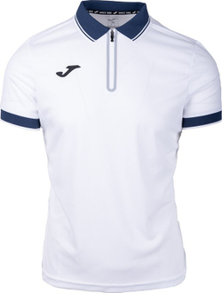 Мужское теннисное поло Joma Torneo Short Sleeve Polo - белый