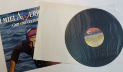 Винтажная виниловая пластинка LP Сборник Adriano Celentano I Miei Americani (Tre Puntini) (Italy 1984) (Susanna, Hold On I'm Coming, The Great Pretender)