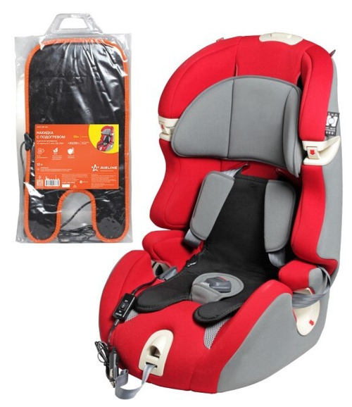 Обогрев сидений на детское автокресло 12В, 22Вт (AIRLINE)